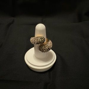 Swarovski Beige Pointiage Cocktail Ring